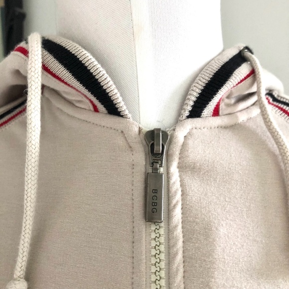 BCBG Sport Stripe Hoodie Large NWT - Picture 6 of 14